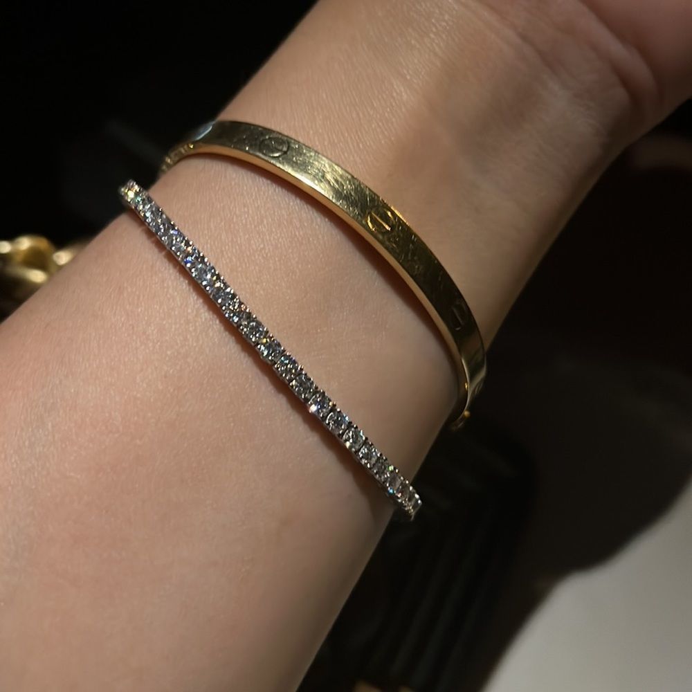 Moissanite bracelet - Picture 6 of 8